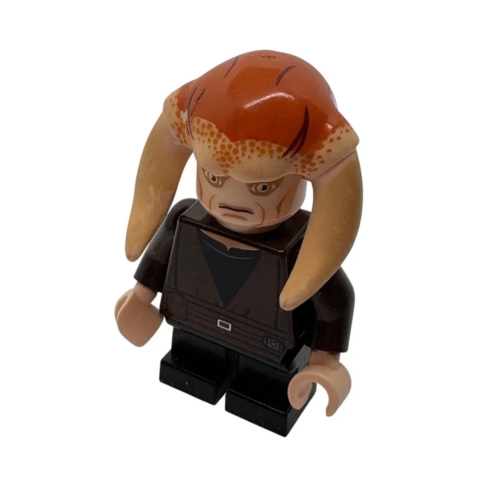 LEGO Star Wars Saesee Tiin Minifigure sw0308 Jedi Master 7931 9498 Brown Robes